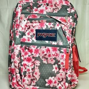 jansport diamond plumeria pink